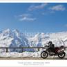 Motorbike in Grossglockner, Austria