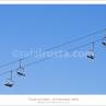 Empty chair lift